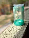 Teal Mica lava
